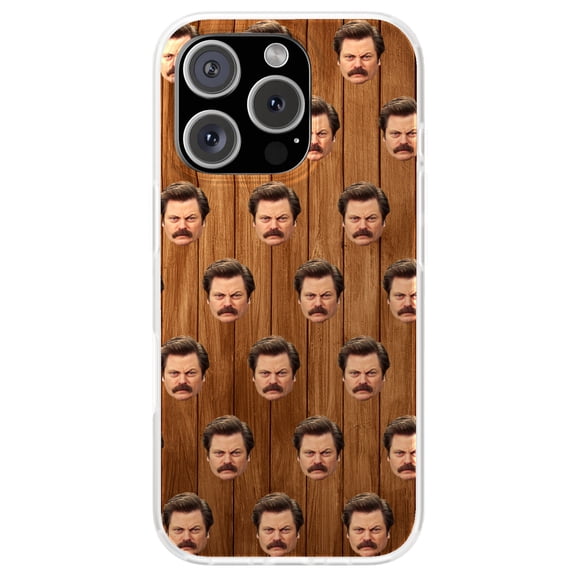 For Apple iPhone 12 Mini, Soft Matte Case, Ron Swanson Print, USA ...
