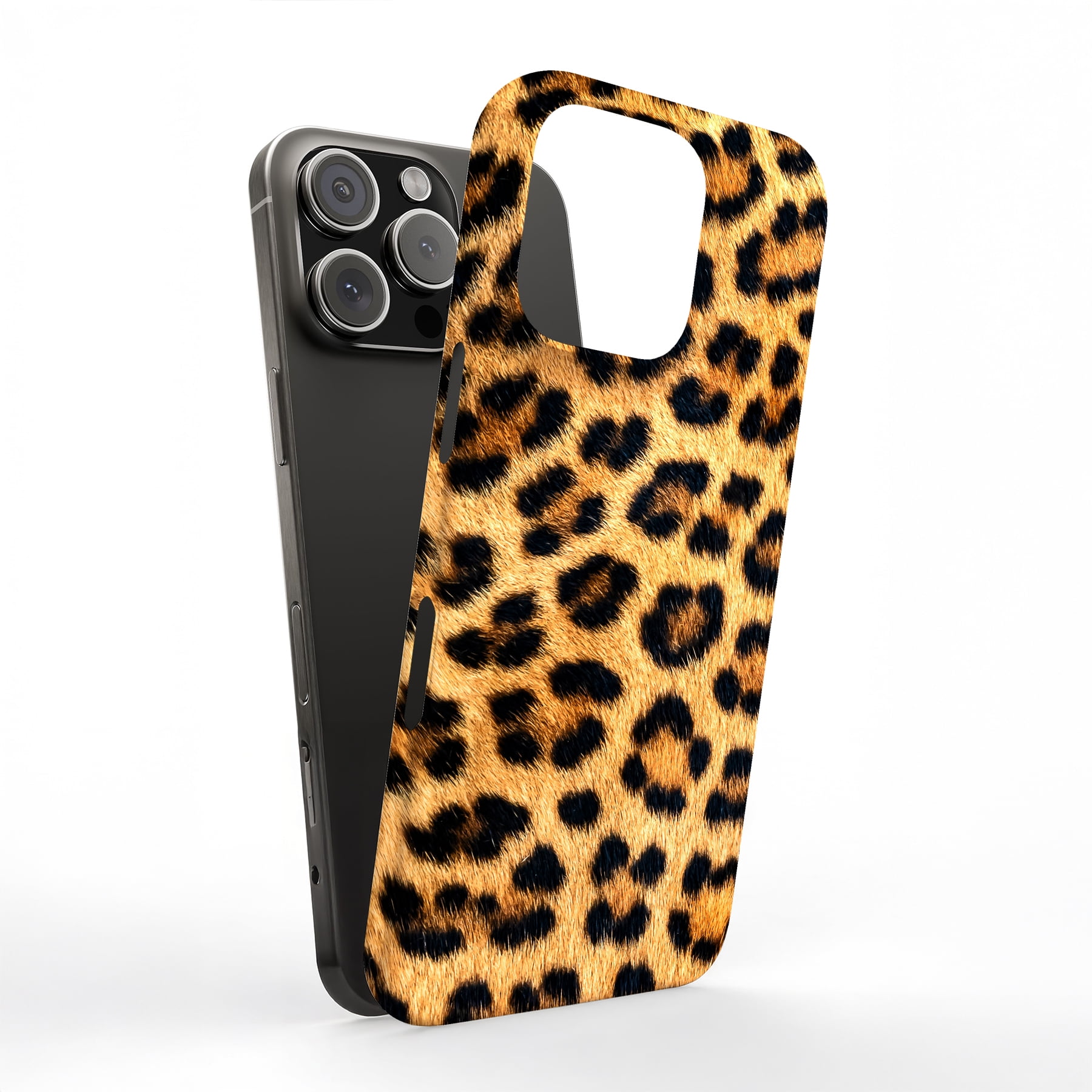 For Apple iPhone 12 Pro, Hard Shell Case, Leopard Fur 4 Print, USA ...