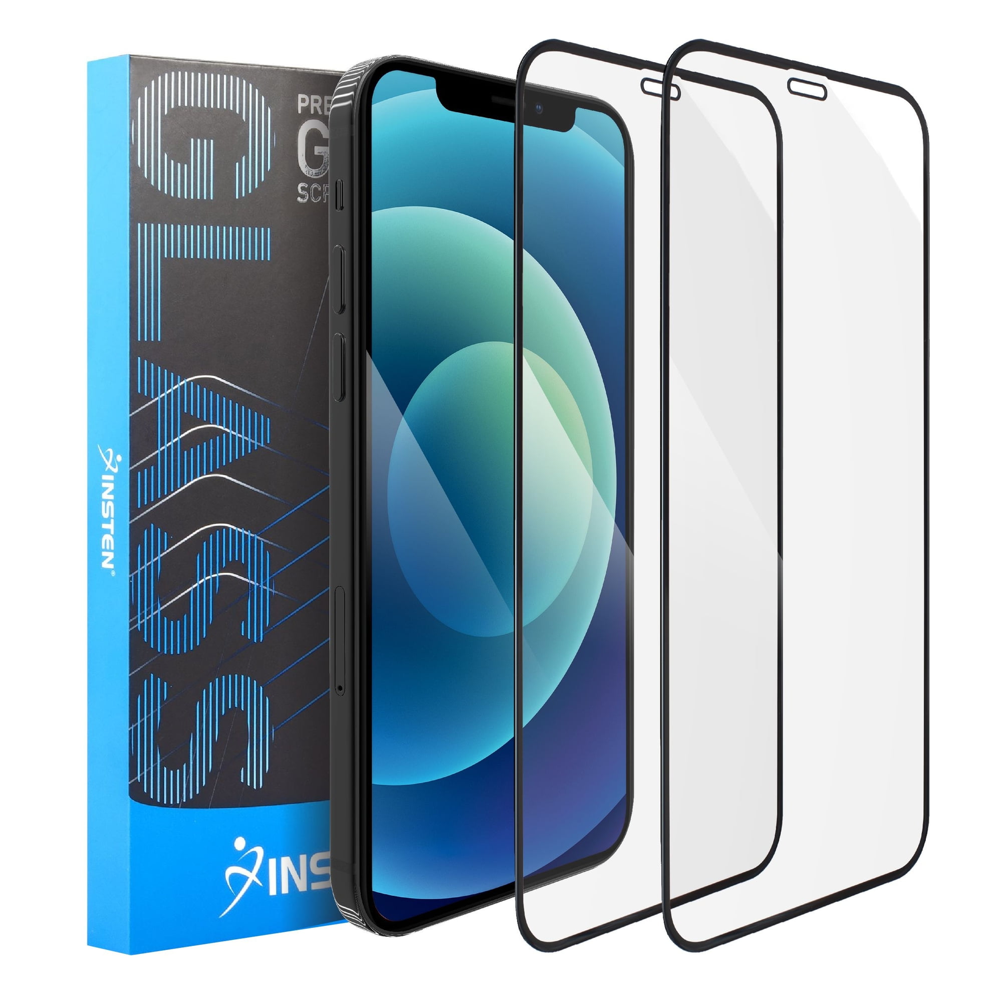 For Apple iPhone 12 Pro Max 2 Pack Screen Protector, Tempered Glass