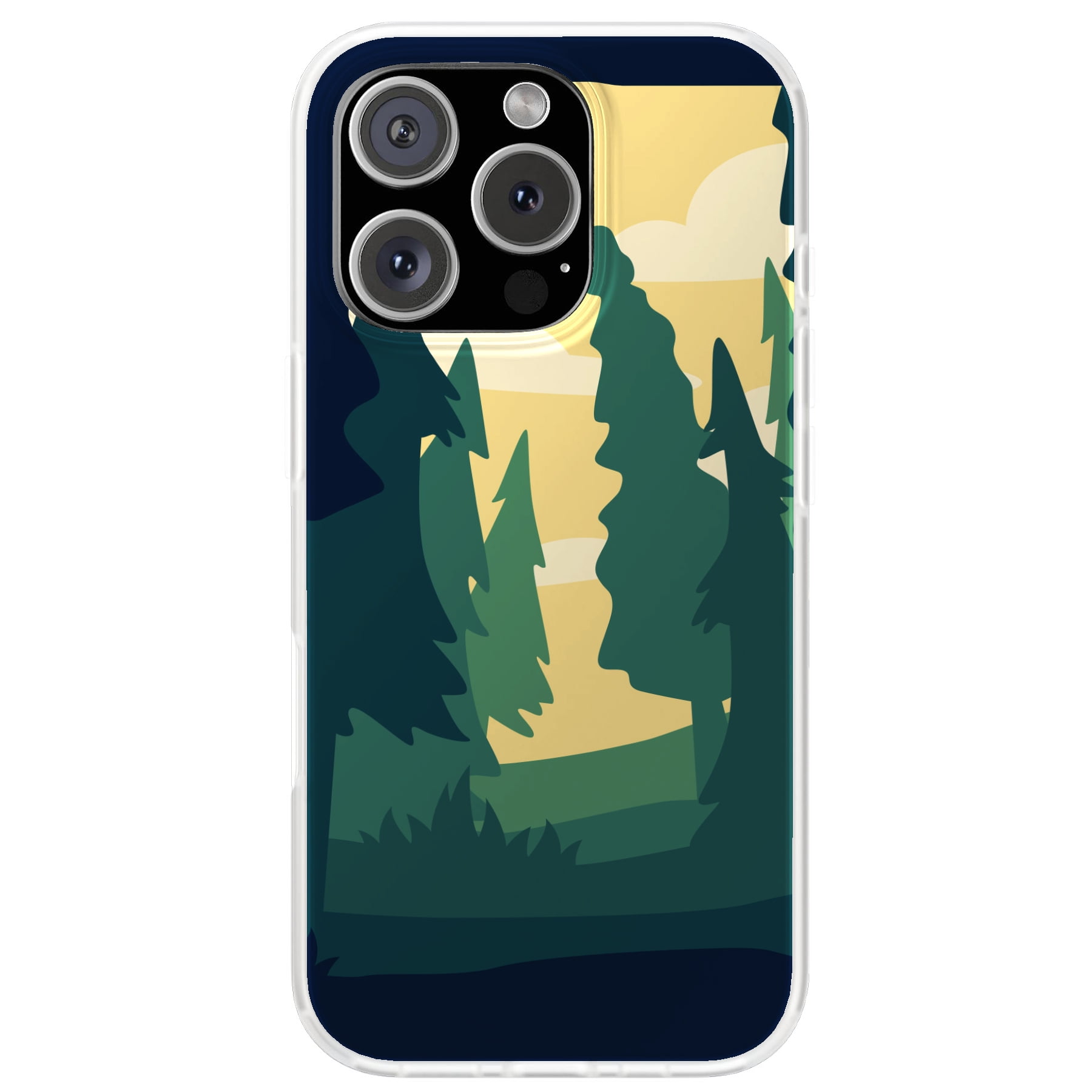 For Apple iPhone 12 Pro Max, Soft Matte Case, Nature Art 4 Print, Styles to Choose from ...