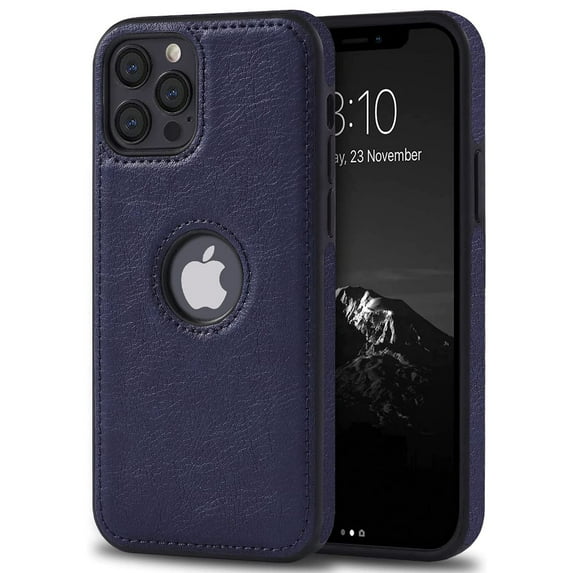 For Apple iPhone 12 / iPhone 12 Pro (6.1'') Case Luxury Leather Business Vintage Elegant Slim Non-Slip Soft Grip Shockproof Protective Cover