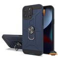 thumbnail image 1 of For Apple iPhone 13 (6.1") Hybrid Ring Stand [360° Rotatable Ring Holder Magnetic Kickstand] Armor Shockproof TPU Phone Case Cover by Xpression [Navy Blue], 1 of 9