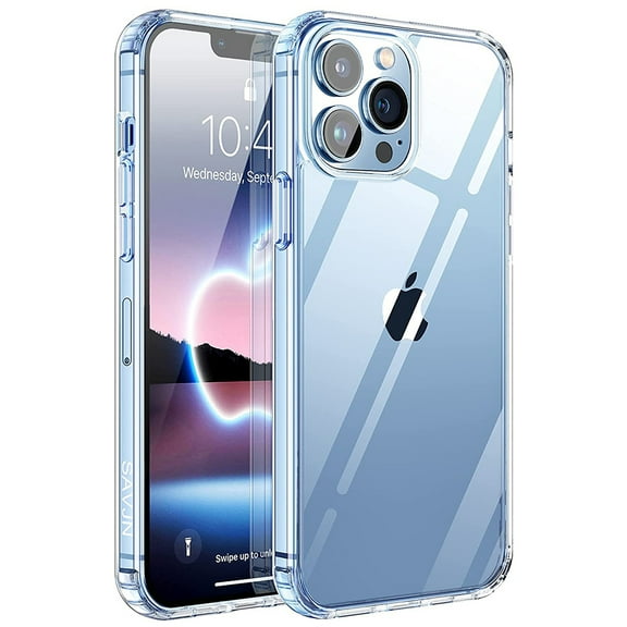 For Apple iPhone 13 6.1 inch Full Body Hybrid TPU Transparent Case Cover Clear