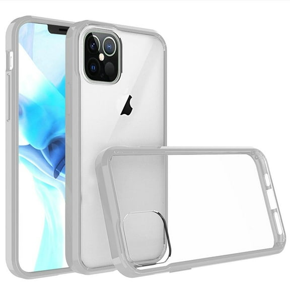 For Apple iPhone 13 Mini (5.4") Hybrid Slim Crystal Clear Transparent Shock-Absorption Bumper TPU + Hard PC Back Frame Cover ,Xpm Phone Case [Clear]