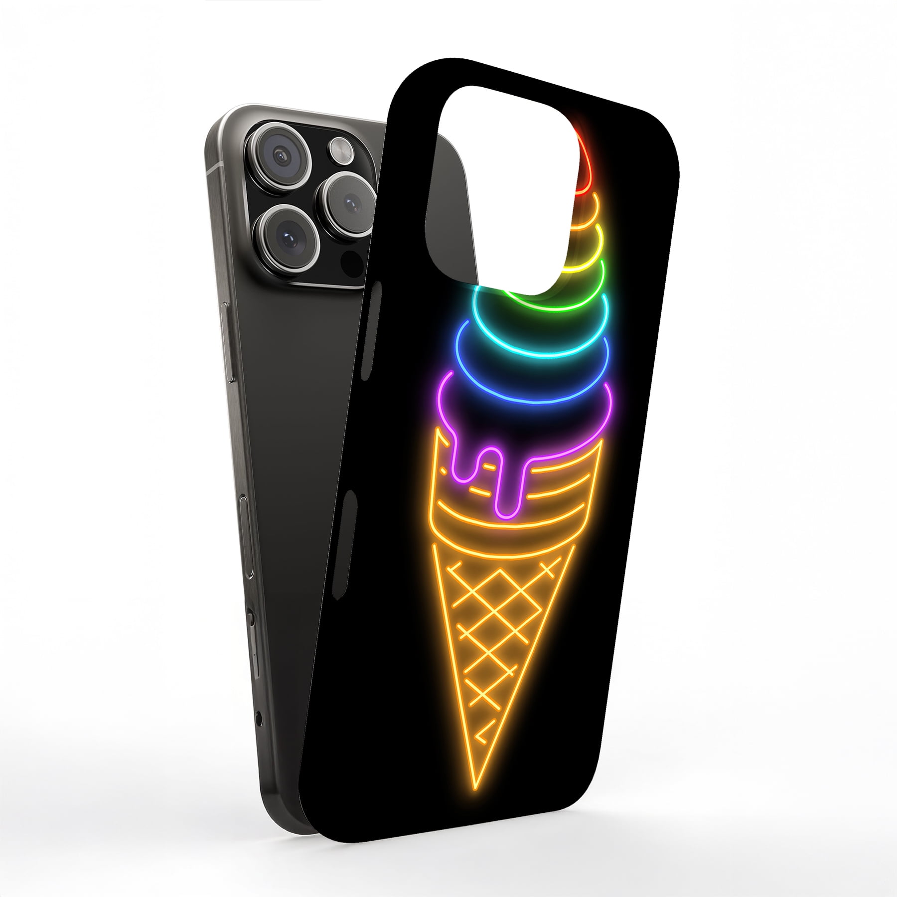 For Apple iPhone 13 Mini, Hard Shell Case, Ice Cream Sign Print, USA ...