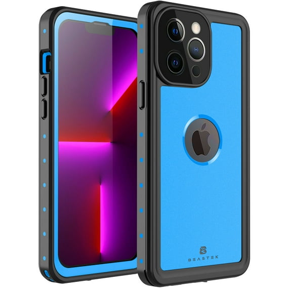 For Apple iPhone 13 Mini Waterproof Case, BEASTEK NRE Series, Shockproof Underwater IP68 Certified Case, with Built-in Screen Protector Full Body Rugged Protective Cover, 5.4 inch