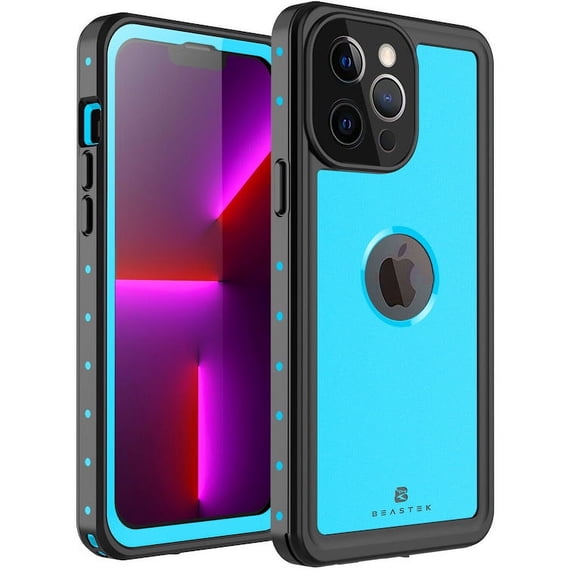 For Apple iPhone 13 Mini Waterproof Case, BEASTEK NRE Series, Shockproof Underwater IP68 Certified Case, with Built-in Screen Protector Full Body Rugged Protective Cover, 5.4 inch