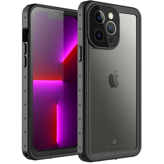 For Apple iPhone 13 Mini Waterproof Case, BEASTEK NRE Series, Shockproof Underwater IP68 Certified Case, with Built-in Screen Protector Full Body Rugged Protective Cover, 5.4 inch