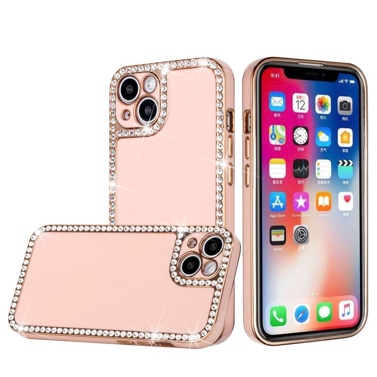 3D Embroidered Leather For Apple iPhone 14 Pro Max Case Business Protective  Back Cover For iPhone