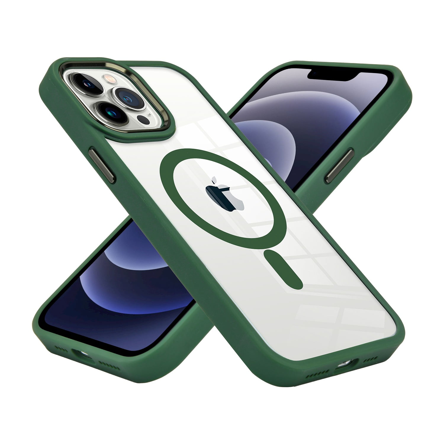 Funda iPhone 13 Pro Max Presidio Perfect-Clear con Impact Geometry + funda  MagSafe - con revestimiento MICROBAN (Clear / Rosy Pink) - ✓
