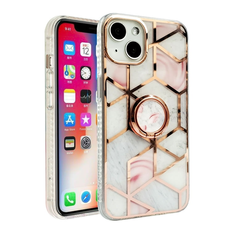 i-Blason Cosmo Slim Designer Case (Pink Marble) for iPhone 13 Pro Max (6.7)