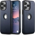 thumbnail image 1 of For Apple iPhone iPhone 13 Pro Max Leather Case Thin Flexible Soft Grip Luxury Vgean PU Leather Cover Durable Anti-Scratch Full Phone Cases Compatible with iPhone 13 Pro Max 6.7", 1 of 6
