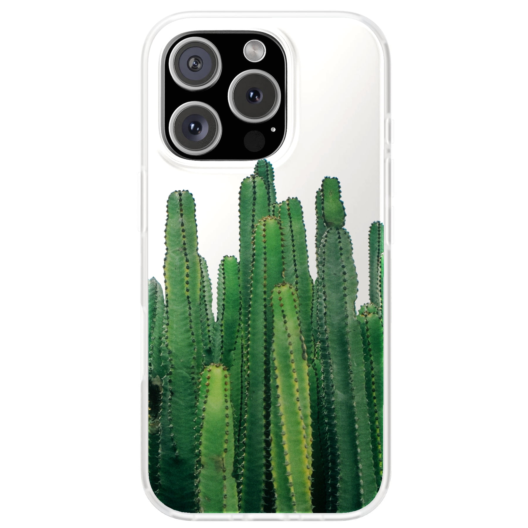 For Apple iPhone 13 Pro, Soft Matte Case, Cactus Bush Print, USA - Walmart.com