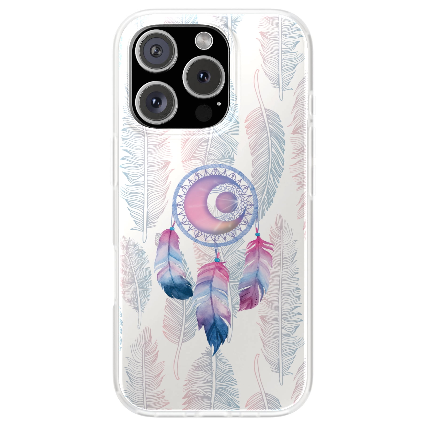 For Apple iPhone 13, Soft Matte Case, Dream Catcher Print, USA ...