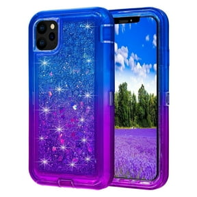For Apple iPhone 14/13/12/11 Shockproof Glitter Liquid Defender Women Girls Case Cover