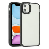 For Apple iPhone 14 6.1 inch Impact Shockproof Protective Clear Back Bumper Frame Hybrid Case Cover Black