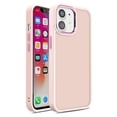 thumbnail image 1 of For Apple iPhone 14 6.1 inch Slim Matte Colored Frame Shockproof Hybrid Case Cover Pink, 1 of 4