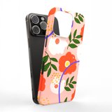For Apple iPhone 14, Hard Shell Case, Flower Design Print, USA ...