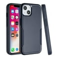 thumbnail image 1 of For Apple iPhone 14 PRO 6.1" Tough Strong Dual Layer Flat Hybrid Case Cover - Blue, 1 of 3