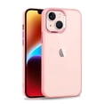 thumbnail image 1 of For Apple iPhone 14 Plus 6.7 inch Chrome Cam Bumper Matte Shockproof Protective Hybrid Case Cover Pink, 1 of 2