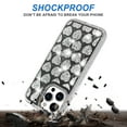 thumbnail image 1 of For Apple iPhone 14 Plus Sparkly 3D Design Diamond Shockproof Protective Bling Rhinestone TPU Hybrid Skin Cover ,Xpm Phone Case [ Heart Black ], 1 of 4