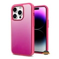 thumbnail image 1 of For Apple iPhone 14 Pro (6.1") Gradient Glitter Bling Hybrid Shockproof Protection TPU Frame and Hard PC Back Slim Fit Phone Case Cover by Xpression - Hot Pink, 1 of 8