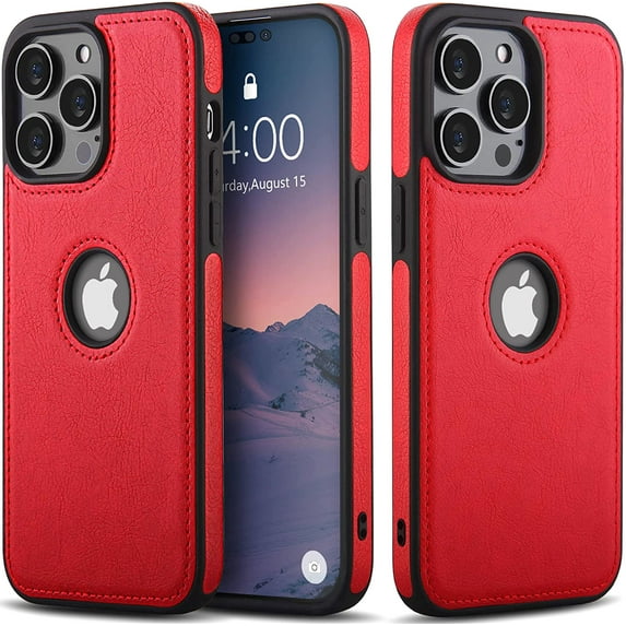 For Apple iPhone iPhone 14 Pro Max 2022 Leather Case Thin Flexible Soft Grip Luxury Vgean PU Leather Cover Durable Anti-Scratch Full Phone Cases Compatible with iPhone 14 Pro Max 6.7"