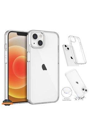For Apple iPhone 14 Pro Max (6.7") Crystal HD Clear Back Panel TPU Bumper Frame Hybrid Thin Slim Hard Shockproof Phone Case Cover by Xpression - Clear