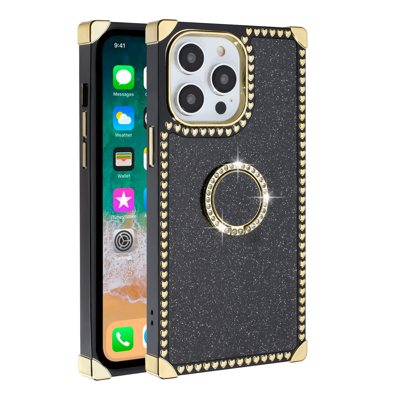 UUCOVERS for iPhone 14 Pro Max Bling Clear Case with Magsafe, TPU