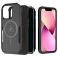thumbnail image 1 of For Apple iPhone 14 Pro Max (6.7") Hybrid Heavy Duty Compatible with MagSafe Drop Protective Tough Rugged Shockproof Cover ,Xpm Phone Case [ Black ], 1 of 5
