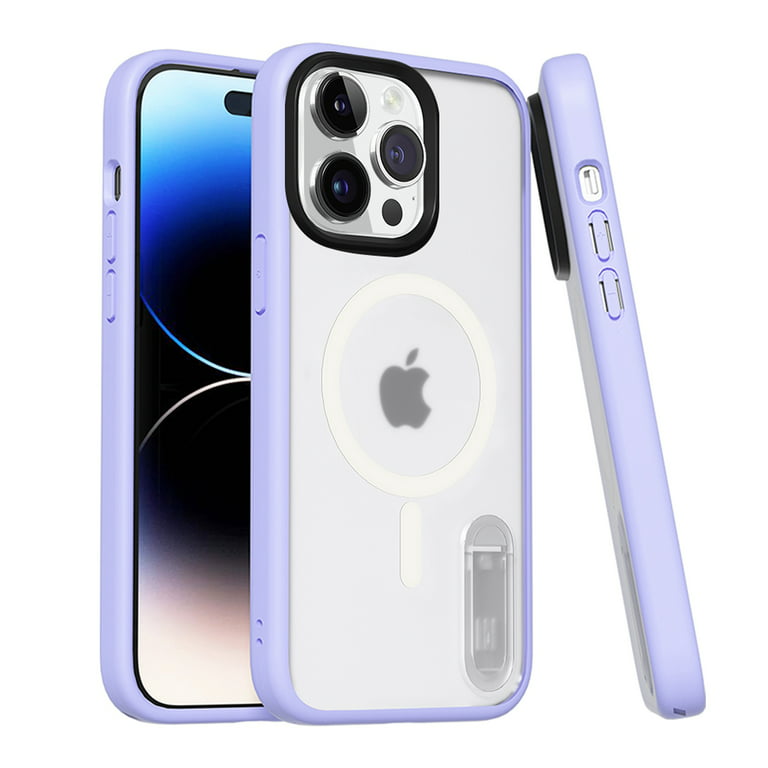 Clear and purple MagSafe iPhone 14 Pro Max case | OtterBox