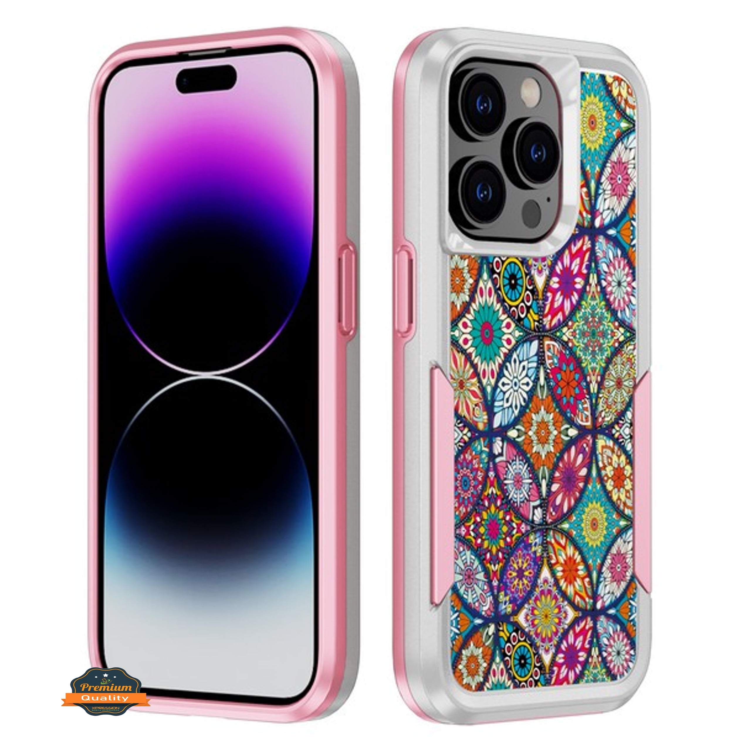 For [iPhone 14 Pro Max][DUAL TACTICAL][Hybrid Two Piece Case]