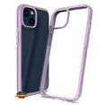 thumbnail image 1 of For Apple iPhone 14 Pro Max (6.7") Transparent Hybrid Shockproof Protection Soft TPU Frame and Hard PC Back Slim Fit Phone Case Cover by Xpression - Clear / Purple, 1 of 8