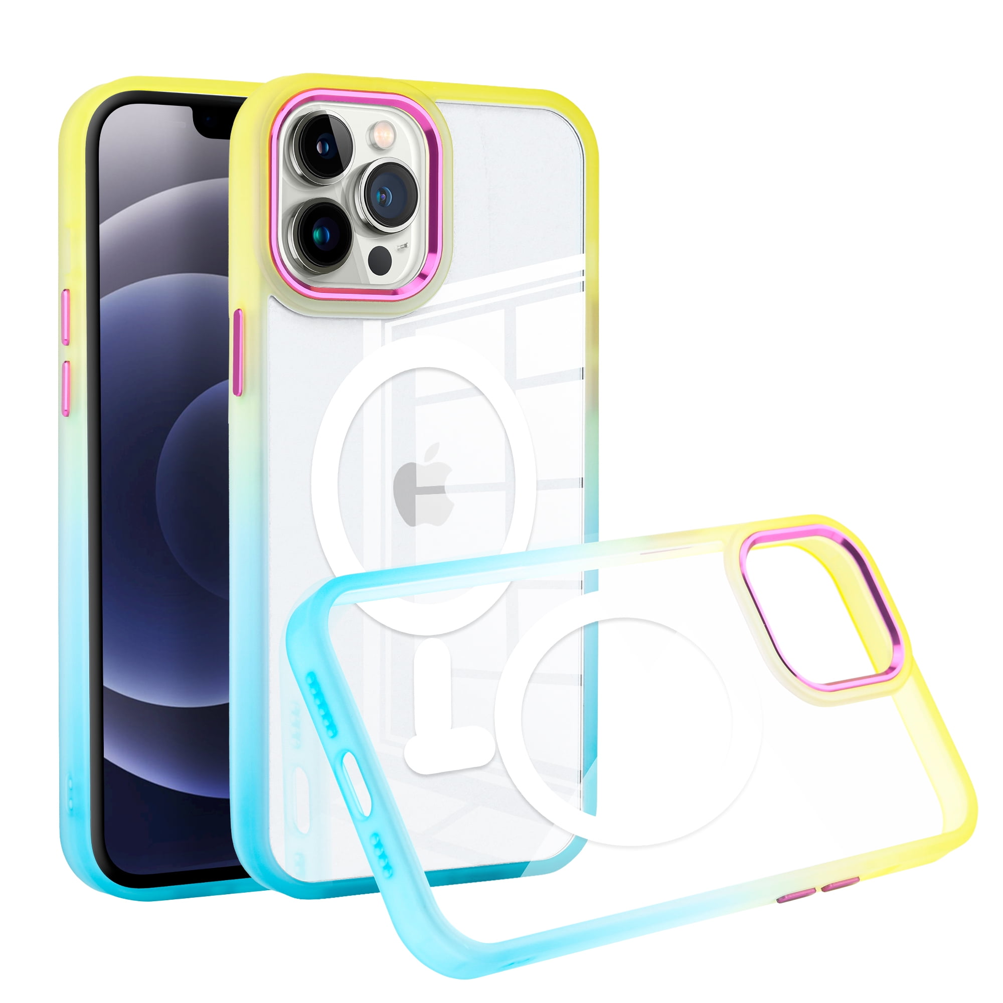 GENERICO Carcasa Magsafe Color Para iPhone 14 Pro Max - Blanco