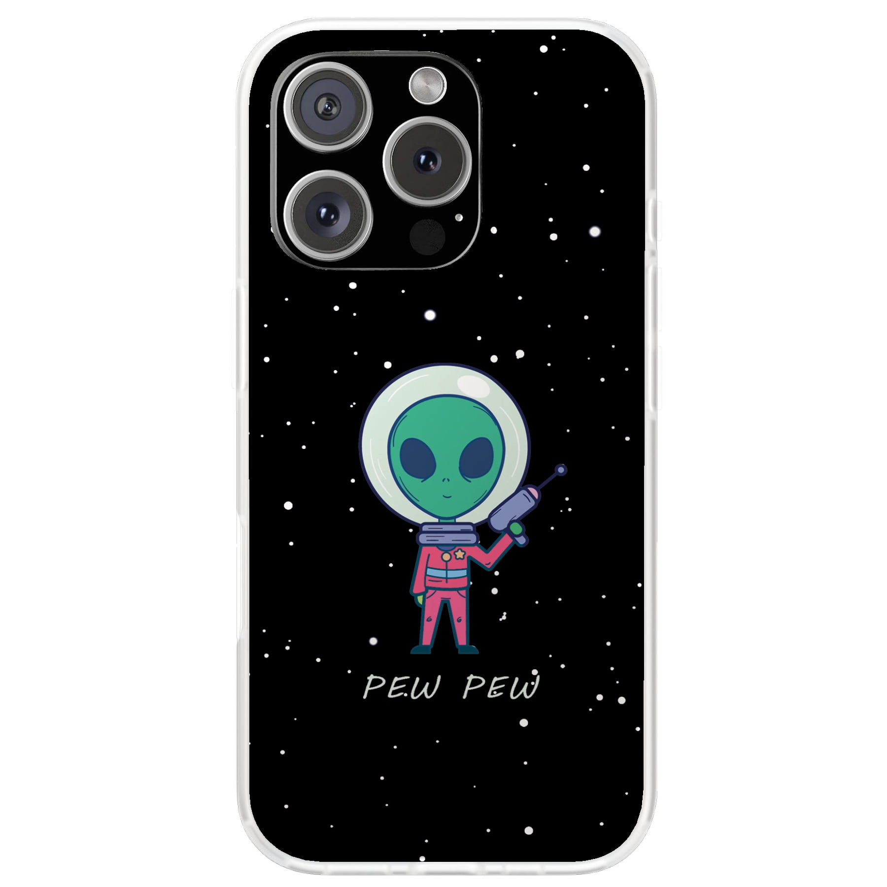 For Apple iPhone 14, Soft Matte Case, Pew Pew Alien Print, USA - Walmart.com