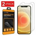 Apple iPhone 14 Premium 2Pack Tempered Glass Screen Protector, Case