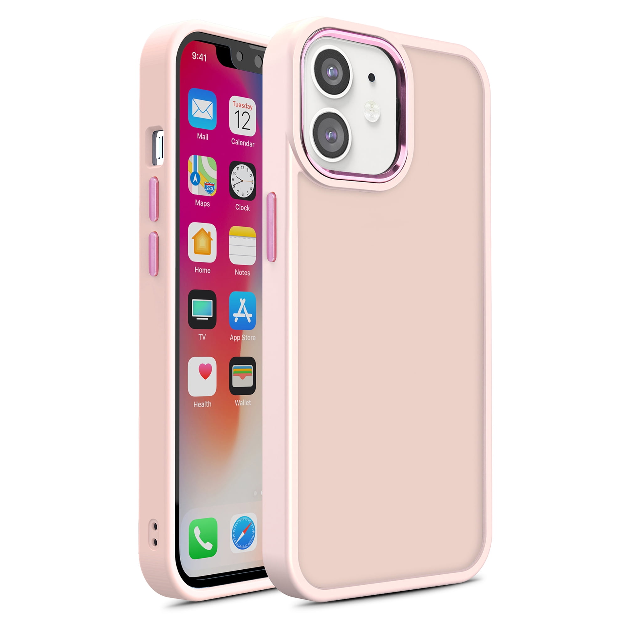 For Apple iPhone 15 6.1 inch Slim Matte Colored Frame