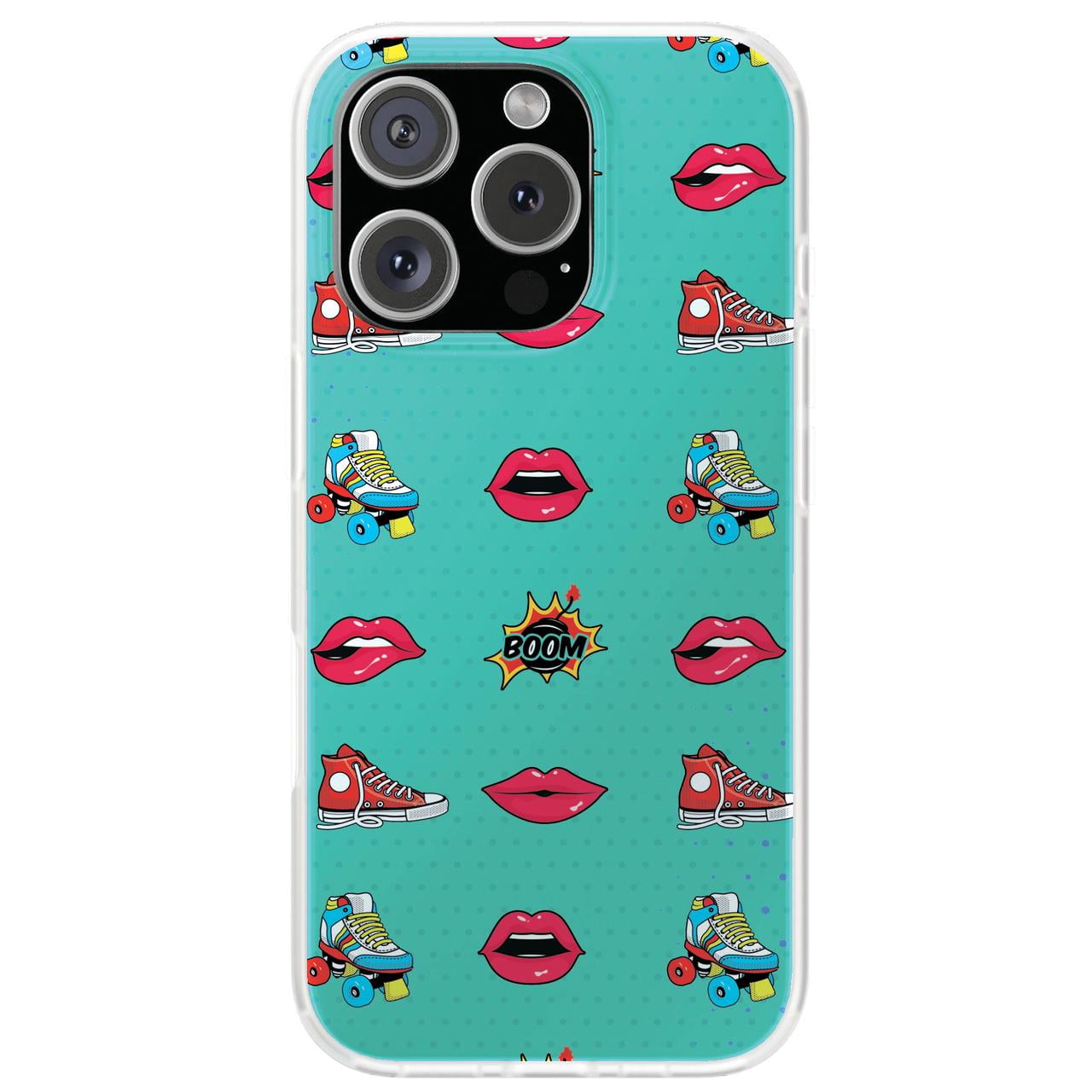 For Apple iPhone 15 Plus, Soft Matte Case, Skate Lips Print, USA - Walmart.com