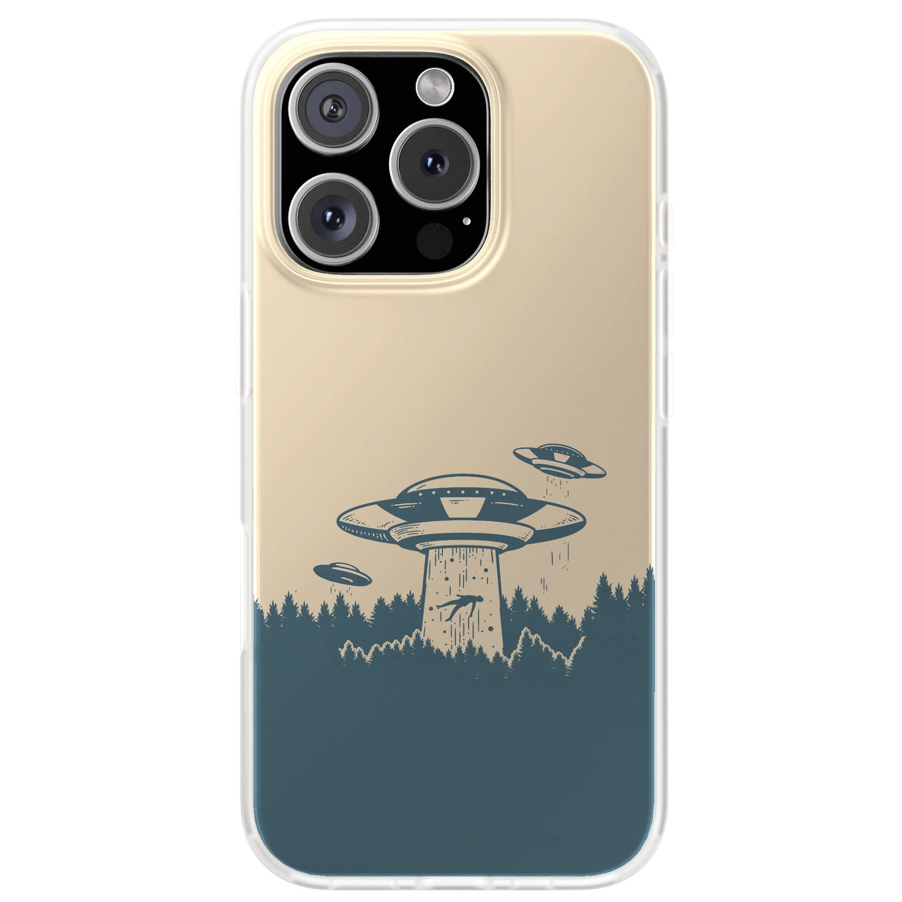 For Apple iPhone 15, Soft Matte Case, Alien Kidnap Print, USA - Walmart.com