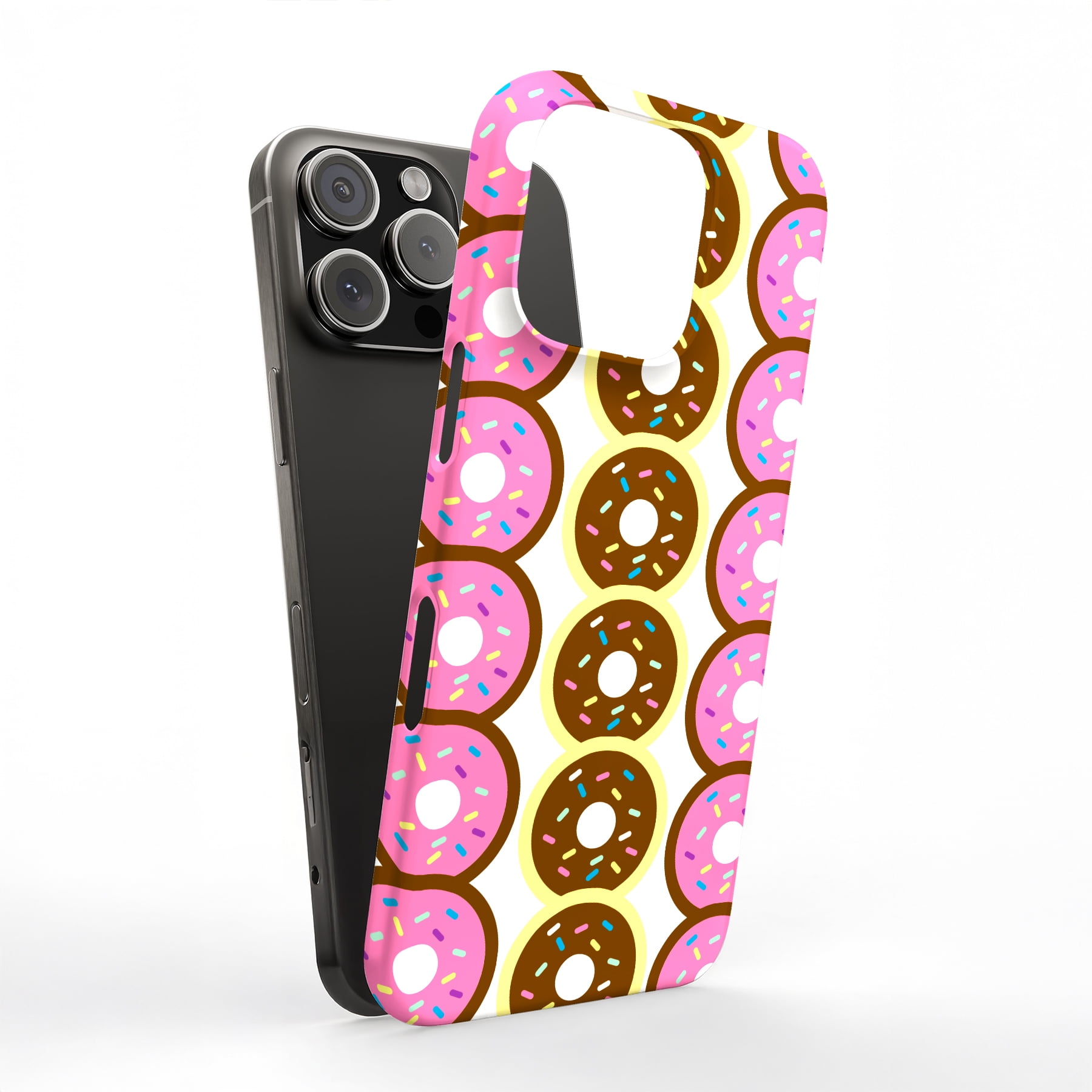 For Apple iPhone 16, Hard Shell Case, Donuts Print, USA - Walmart.com