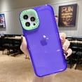 thumbnail image 1 of For Apple iPhone 16 Plus Case, Translucent Slim Fit Anti-Scratch Drop Protection Bumper Rugged Not-Yellowing Soft TPU Back Cover Phone Case for iPhone 16 Plus, Purple, 1 of 6