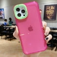 thumbnail image 1 of For Apple iPhone 16 Plus Case, Translucent Slim Fit Anti-Scratch Drop Protection Bumper Rugged Not-Yellowing Soft TPU Back Cover Phone Case for iPhone 16 Plus, Rose, 1 of 6