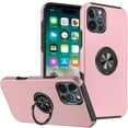thumbnail image 1 of For Apple iPhone 16 Pro (6.3") Hybrid Slim Kickstand with Metal Invisible Ring Stand Holder Fit Magnetic Car Mount Shockproof Cover ,Xpm Phone Case [ Pink ], 1 of 10