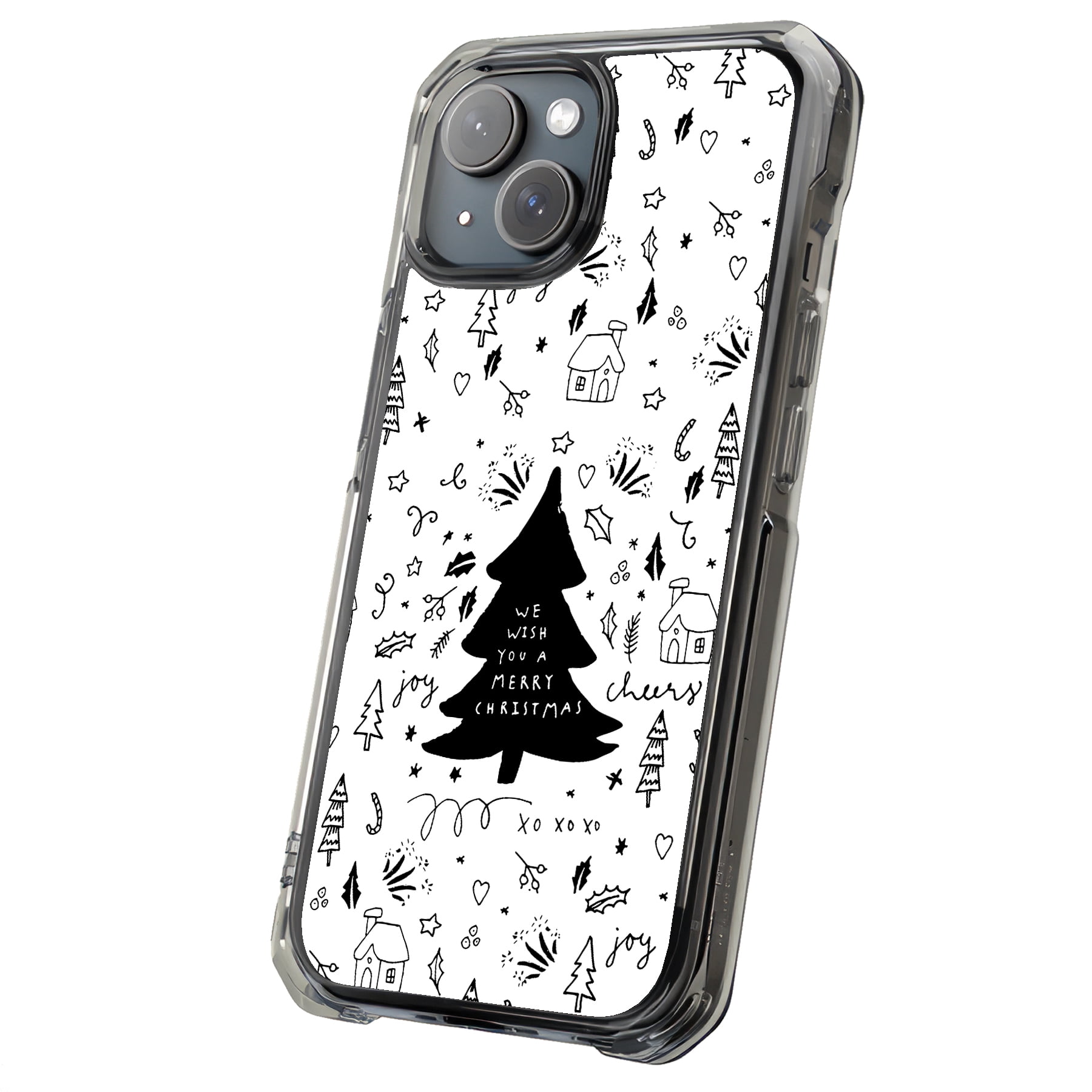 For Apple iPhone 16 Pro Max, MagSafe Rugged Case, Wish You A Xmas Print, USA - Walmart.com