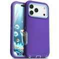 thumbnail image 1 of For Apple iPhone 17 Pro Max Case Shockproof Dust/Drop Proof 3 in 1 Full Body Rugged Heavy Duty Durable Cover Purple, 1 of 6