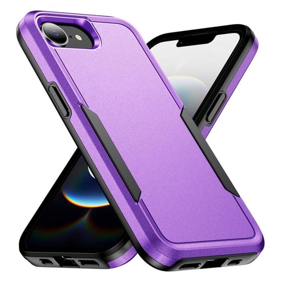 For Apple iPhone 17e / iPhone 16e Case Shockproof Rugged Full Body Protection Heavy Duty Dust/Drop Proof Cover Case​,Purple