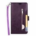 thumbnail image 1 of For Apple iPhone 8/7 Wallet Leather Case Multifunction Shockproof Zipper Card Pocket Stand Cover, 1 of 3