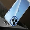 thumbnail image 1 of For Apple iPhone 8 Plus/7 Plus/6 6S Plus Transparent Clear Hybrid with Matching Metal Buttons and Camera Protection Cover ,Xpm Phone Case [ Clear / Blue ], 1 of 3