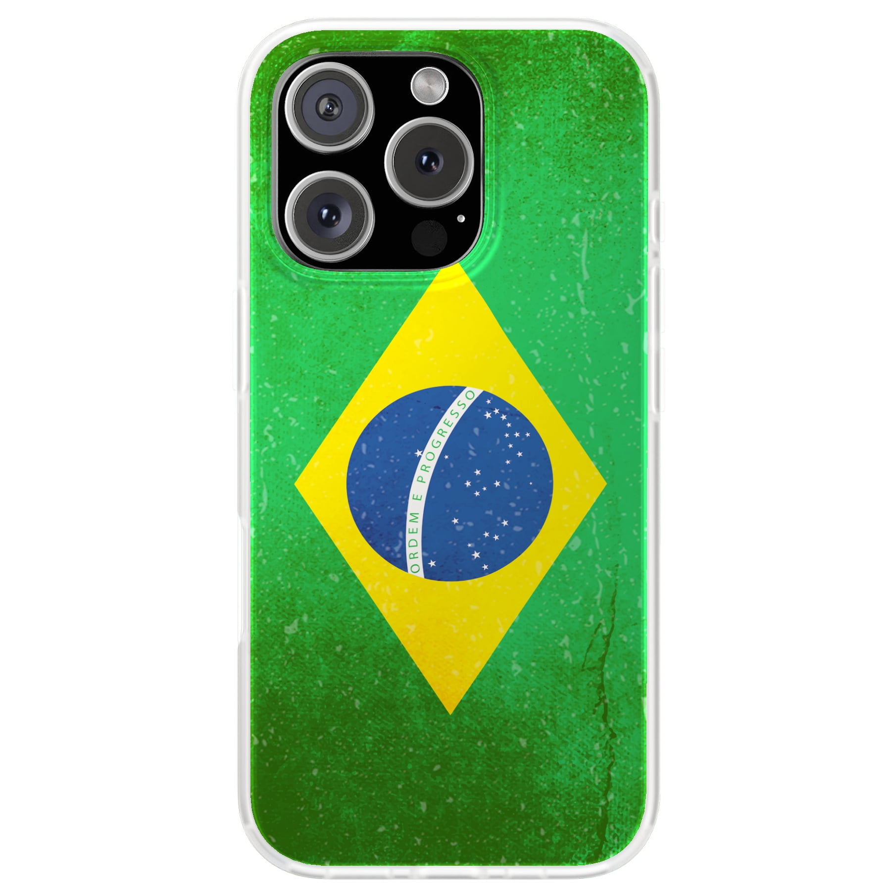 For Apple iPhone X, Soft Matte Case, Old Flag Brazil Print, USA - Walmart.com