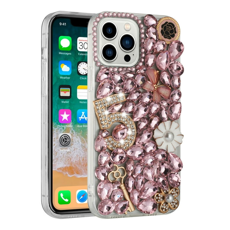 Floral Iphone Xr Case Amazon Pink For Apple IPhone XR Bling